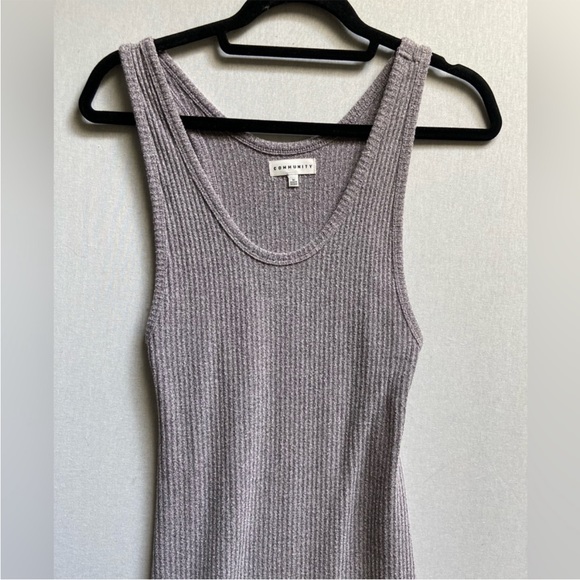 Community aritzia tank midi knit dress Sz M - Picture 3 of 12